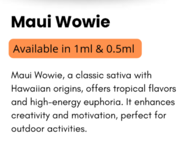 Disposable Delta 9 - Sativa - Maui Wowie