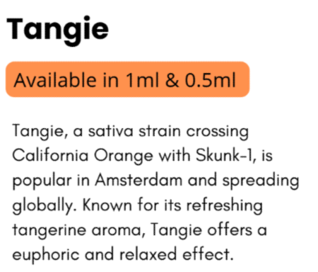 Vape Cart - Sativa - Tangie