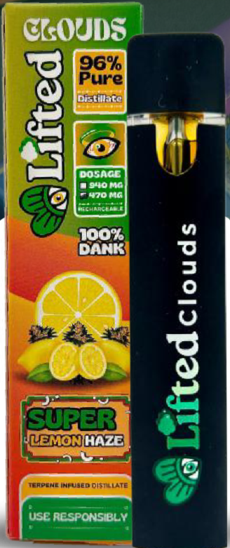 Disposable Delta 9 - Sativa - Super Lemon Haze