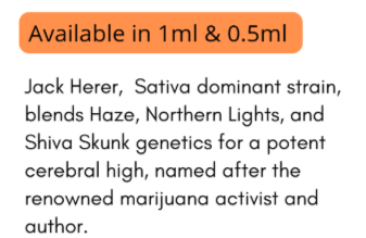 Disposable Delta 9 - Sativa - Jack Herer