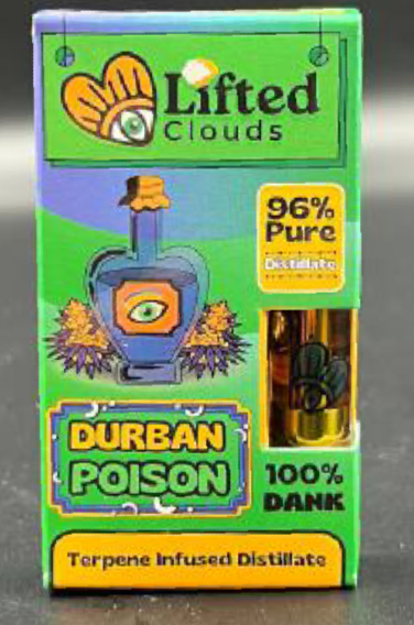 Vape Cart -Sativa - Durban Poison