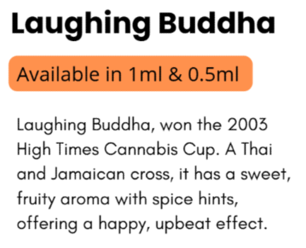 Vape Cart- Sativa - Laughing Buddha