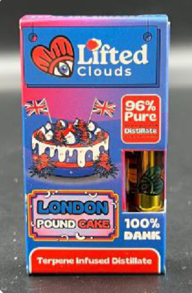 Vape Cart - Indica - London Pound Cake