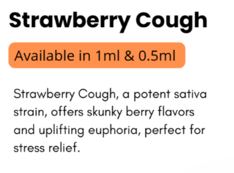 Vape Cart  - Sativa - Strawberry Cough