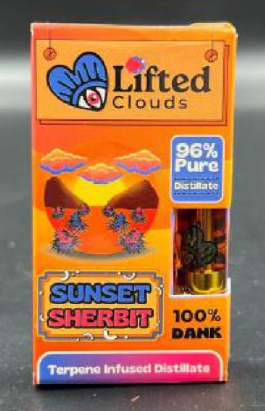 Vape Cart - Indica - Sunset Sherbit
